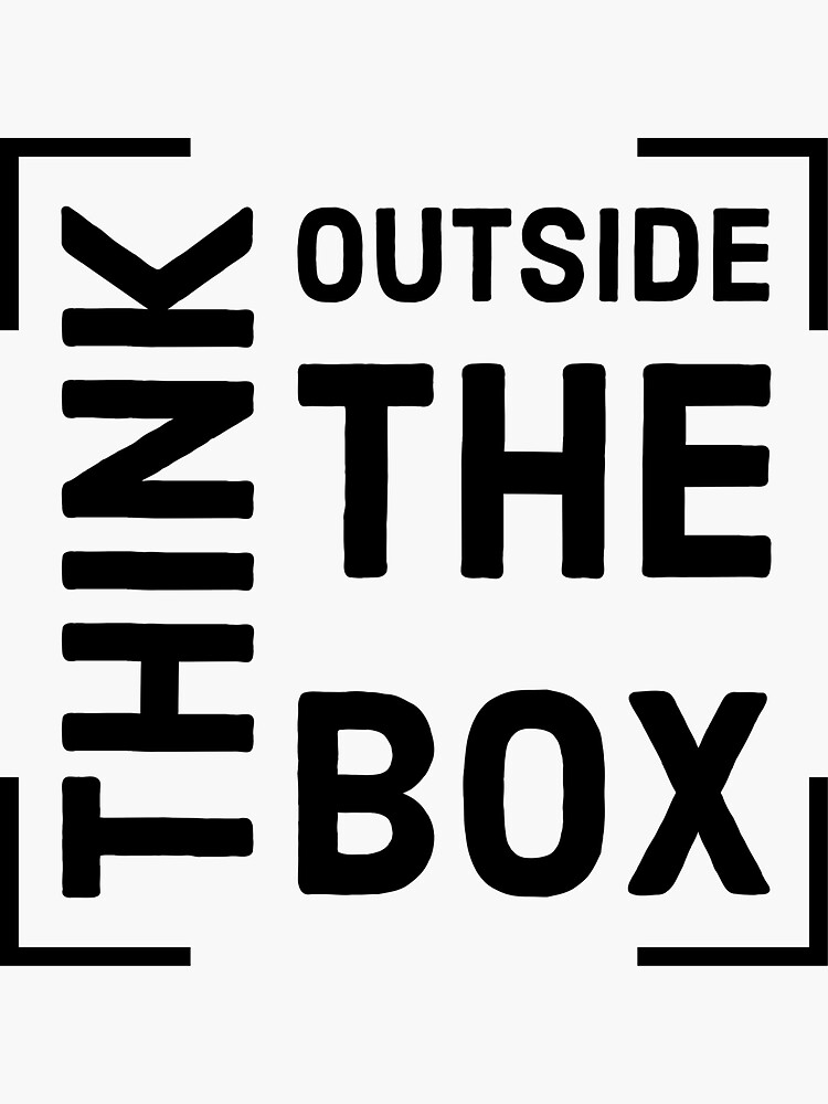 think-outside-the-box-sticker-for-sale-by-hdpod-redbubble