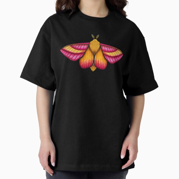 Vista previa del artículo con la obra «Rosy Maple Moth», diseñado y vendido por Valerie Woods.