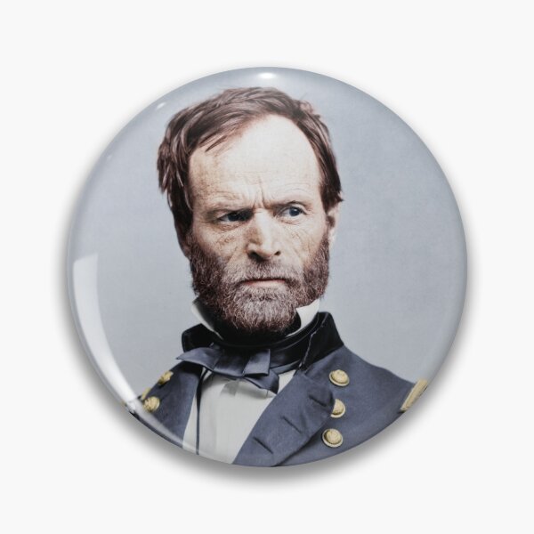 Item preview, General Sherman - Hand In Coat Portrait - Colorized designed and sold by warishellstore.