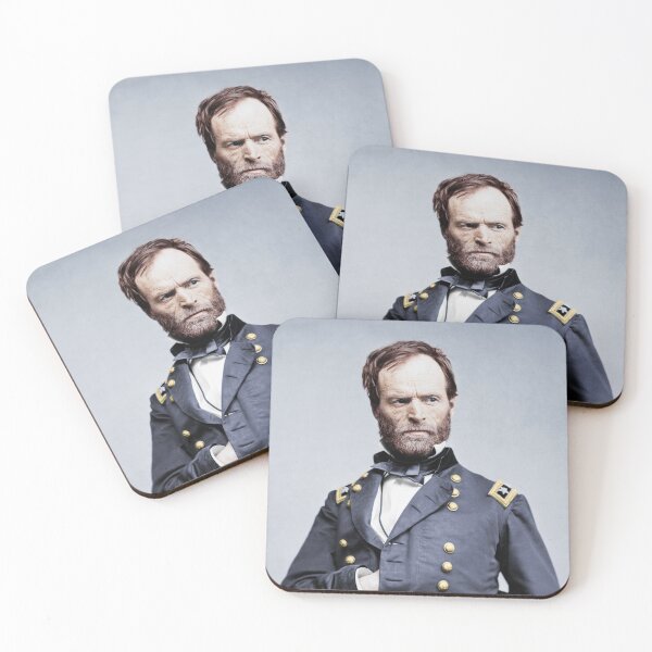 Item preview, General Sherman - Hand In Coat Portrait - Colorized designed and sold by warishellstore.