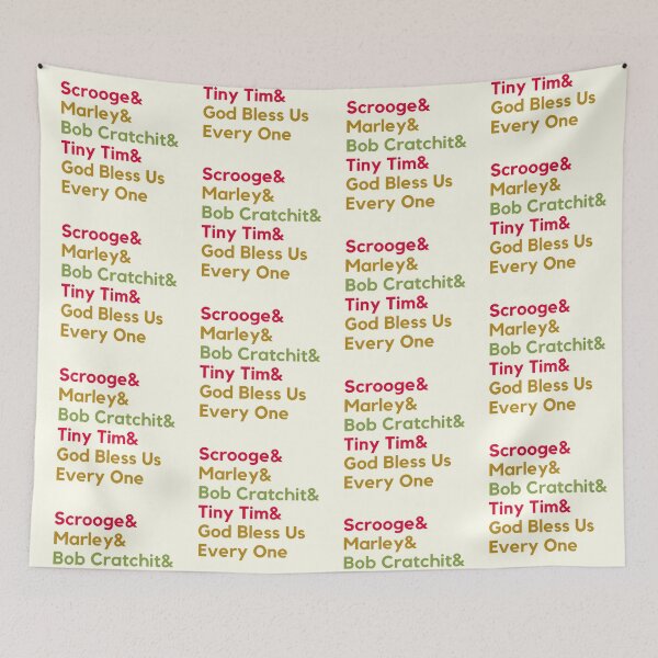 Item preview, Scrooge Christmas Carol God Bless Us Every One designed and sold by IceCreamMuseum.