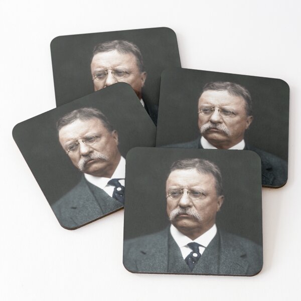 Item preview, President Theodore Roosevelt Portrait - Circa 1915 - Colorized designed and sold by warishellstore.