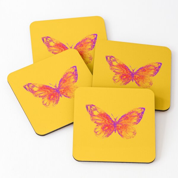 Item preview, Beautiful Vibrant Colorful Painted Butterfly Art designed and sold by pootatocookie.