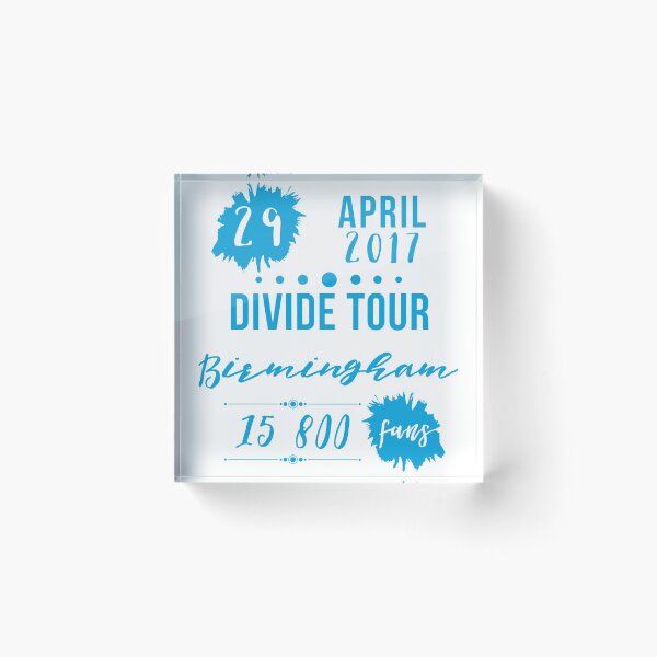 Item preview, 29th april - Birmingham #DivideTour designed and sold by Bearhood.