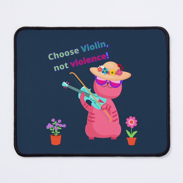 Item preview, Choose Violin, not violence! designed and sold by MiistyDesignz.