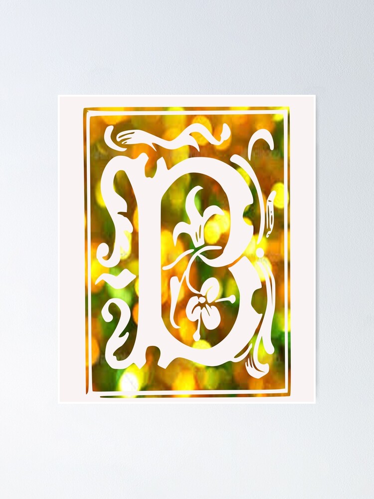 "Letter B Graffiti Art Board Prints" Poster For Sale By AhmedElnodi ...