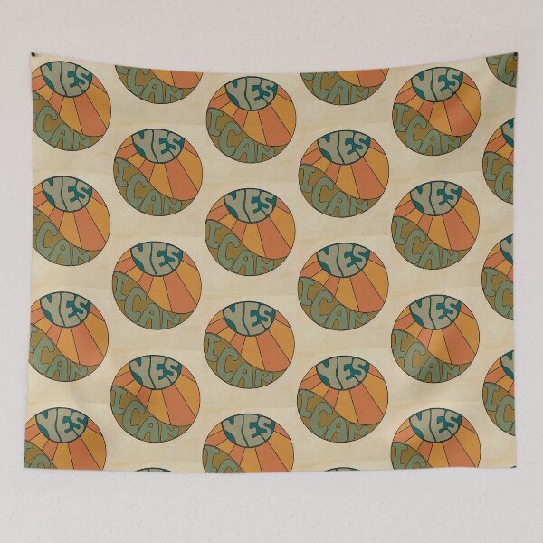 Item preview, Retro Yes I Can, 70 s aesthetic designed and sold by Anna-Kik.