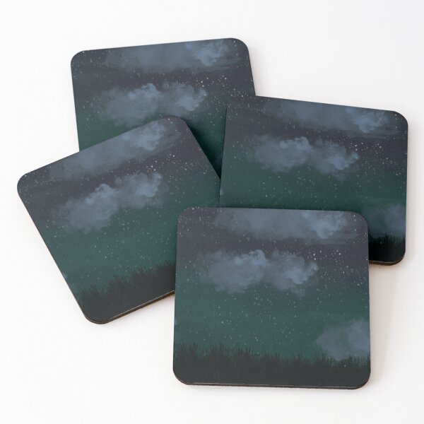 Item preview, Night Sky with Stars designed and sold by HappyRandomArt.
