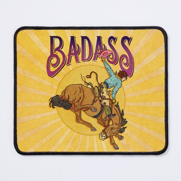 Item preview, RIGHTEOUS RODEO Badass designed and sold by rorabeenie.