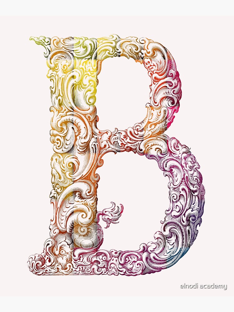 "Letter B Graffiti Art Board Prints" Poster For Sale By AhmedElnodi ...