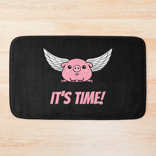 Item preview, When pigs fly, cute piggy flying, flying pigs, it's time designed and sold by T-Look.