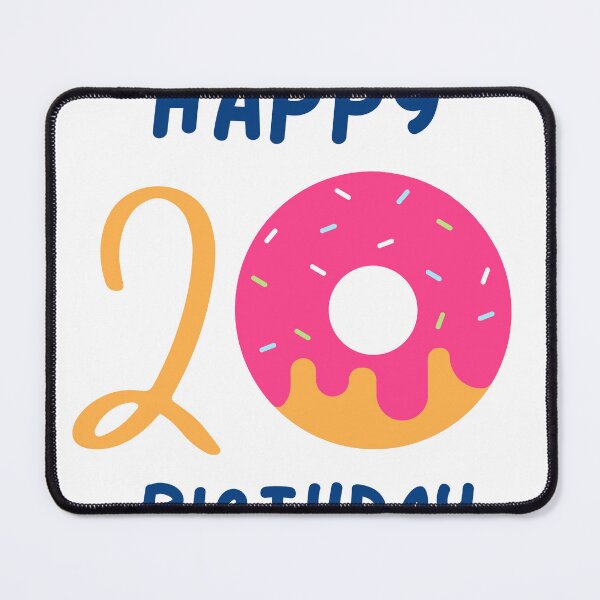Item preview, Happy 20 Birthday Donut Gift designed and sold by Funny-Pet.