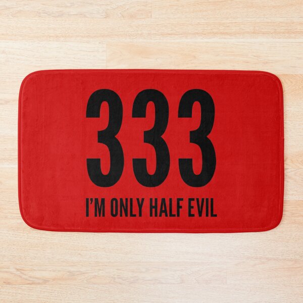 Item preview, 333 - I'm Only Half Evil (Inverted Edition) designed and sold by IKDG.