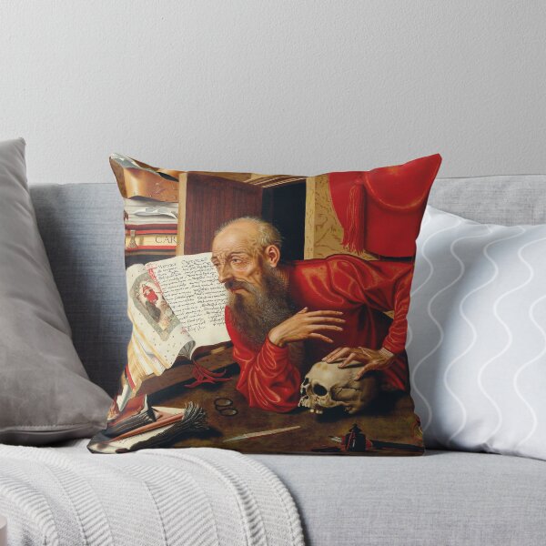 Item preview, Saint Jerome in His Study | Netherlandish School | 1640 Renaissance Christian Art  designed and sold by CJET.