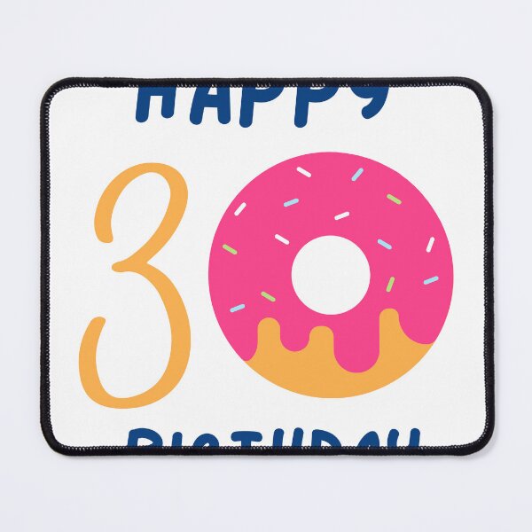 Item preview, Happy 30 Birthday Donut Gift designed and sold by Funny-Pet.