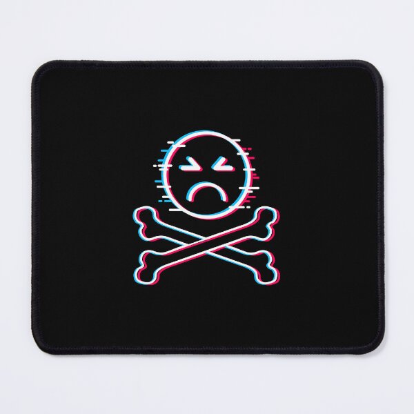 Item preview, Sad smiley face Acid Techno crossed bones | Electronic music dj gift. designed and sold by paulo silveira.