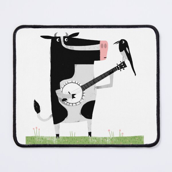 Item preview, Banjo Cow with magpie designed and sold by gklucas.