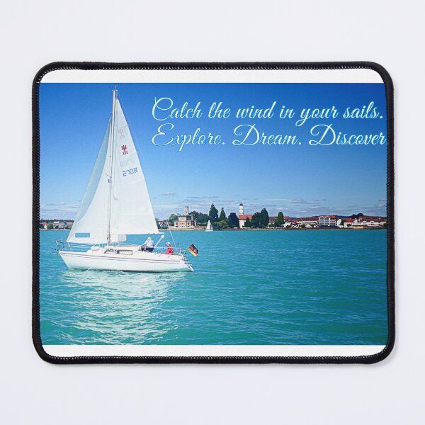 Item preview, Catch the wind in your sails. Explore. Dream. Discover. designed and sold by angel1.