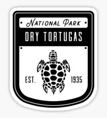 Dry Tortugas National Park Badge Design Sticker