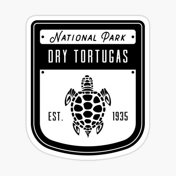 Item preview, Dry Tortugas National Park Badge Design designed and sold by nationalparks.