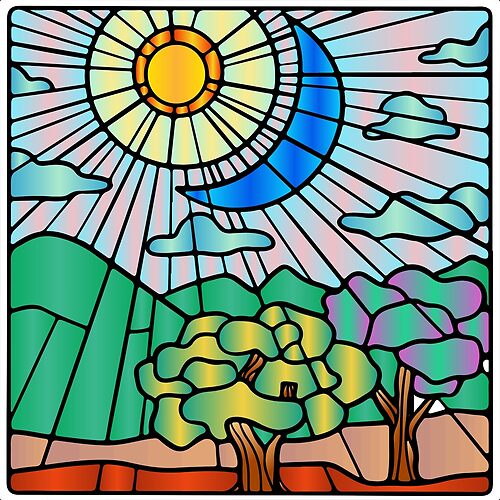 Stained Glass 55 (Style:12)