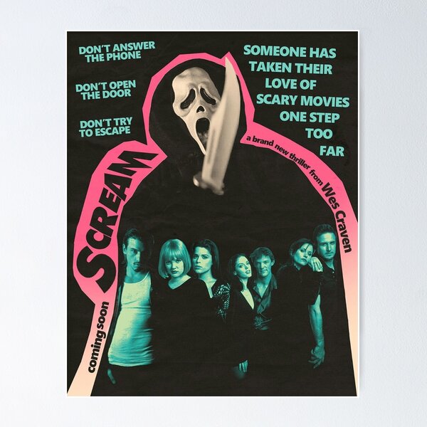 Item preview, Scream Movie Poster designed and sold by TJoker99.