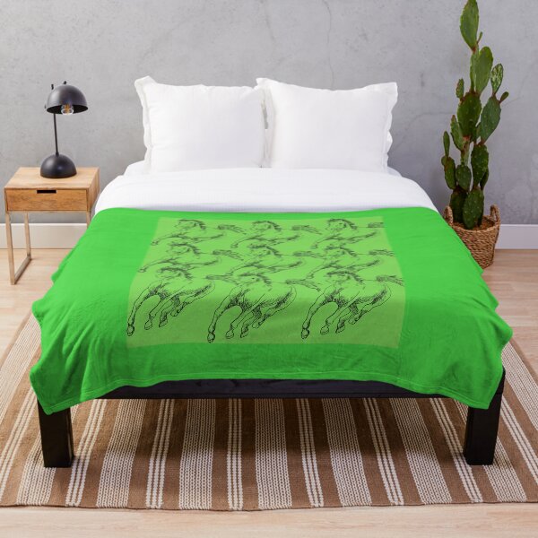 Item preview, Corriendo Mustangs en verde designed and sold by MagicByDesign.