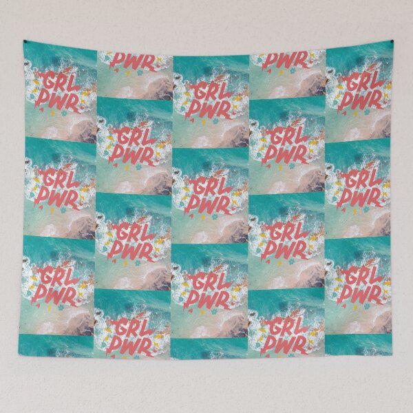 Item preview, Girl Power Beach Theme designed and sold by JZCustom Art Sales.