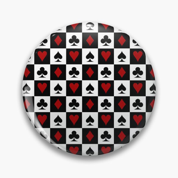 Item preview, Card Suits Pattern (Black and Red) designed and sold by Arianna Khalil.