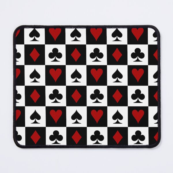 Item preview, Card Suits Pattern (Black and Red) designed and sold by Arianna Khalil.