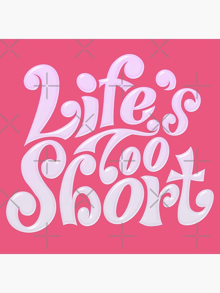 "aespa | LIFE'S TOO SHORT" Poster for Sale by mondongos | Redbubble