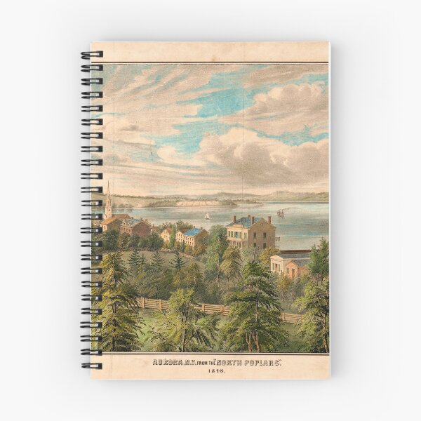 Item preview, Aurora, New York from the "North Poplars" (1848) designed and sold by allhistory.