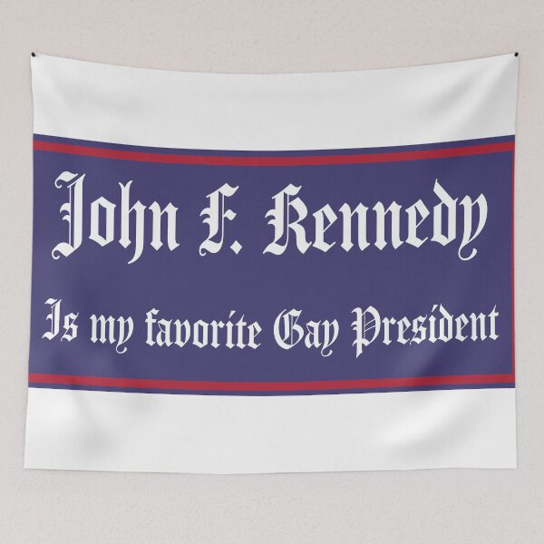 Item preview, JFK Is my favorite gay president sticker designed and sold by mustardbagel.