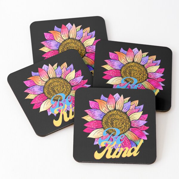 Item preview, Be Kind with this multi-coloured flower designed and sold by TreetopStudios.