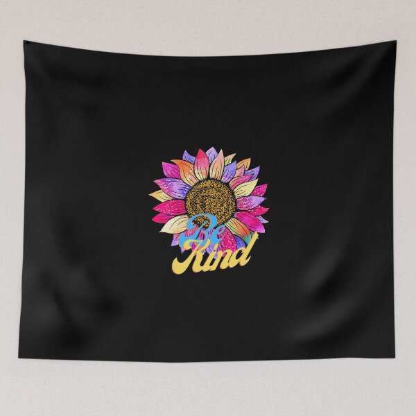 Item preview, Be Kind with this multi-coloured flower designed and sold by TreetopStudios.