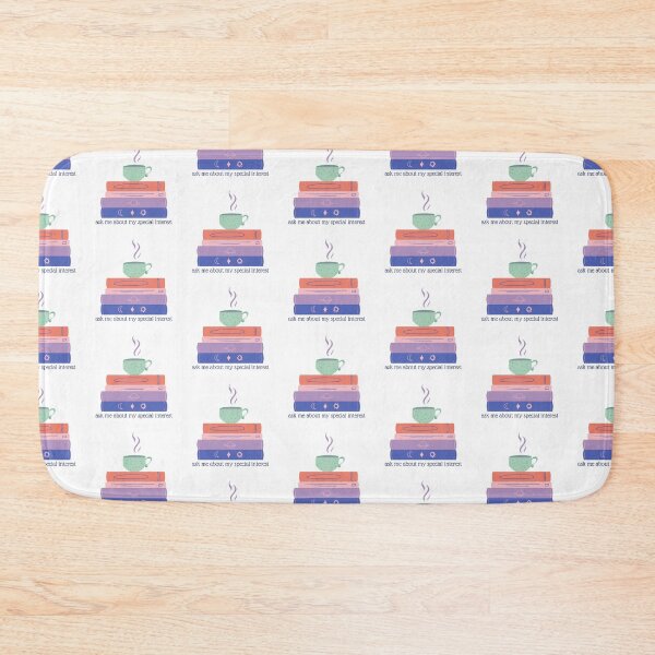 Item preview, Ask Me About My Special Interest | Tea and Stack of Books designed and sold by seraphmars.