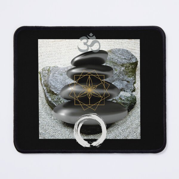 Item preview, Japanese Zen Rocks & Symbols Digital Photo Design designed and sold by EarthArtDesigns.