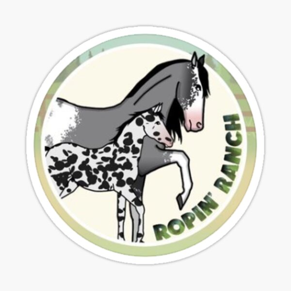 Ropin Ranch Logo! Sticker