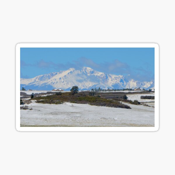 The Majesty of Pike's Peak, Colorado Sticker