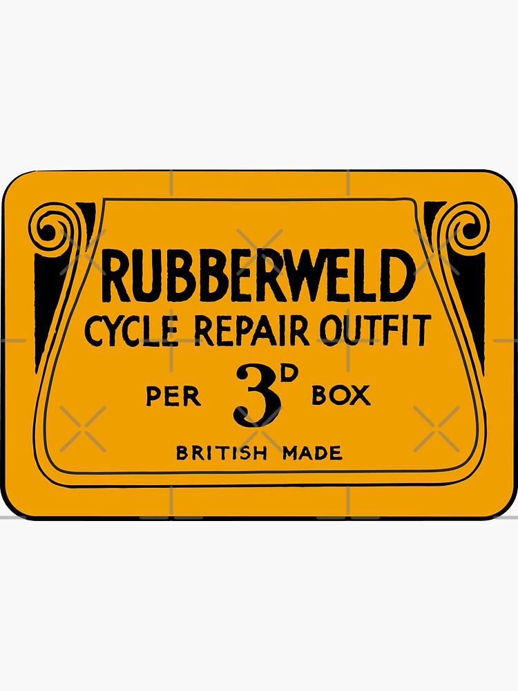 cycle puncture sticker