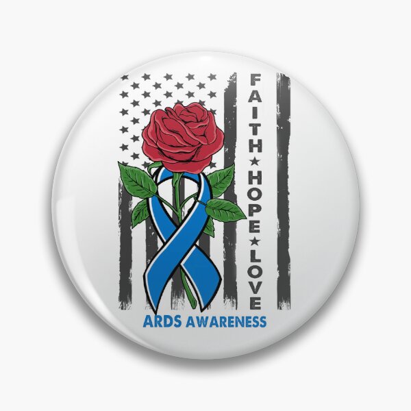 Item preview, Faith Hope Love ARDS Awareness Amarican Flag designed and sold by Kohend.