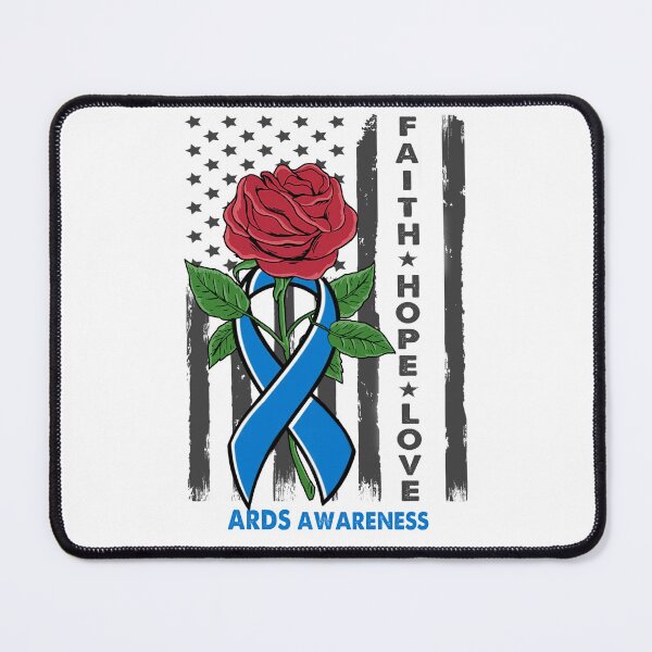 Item preview, Faith Hope Love ARDS Awareness Amarican Flag designed and sold by Kohend.