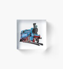 Cartoon Tank Engine Acrylic Block