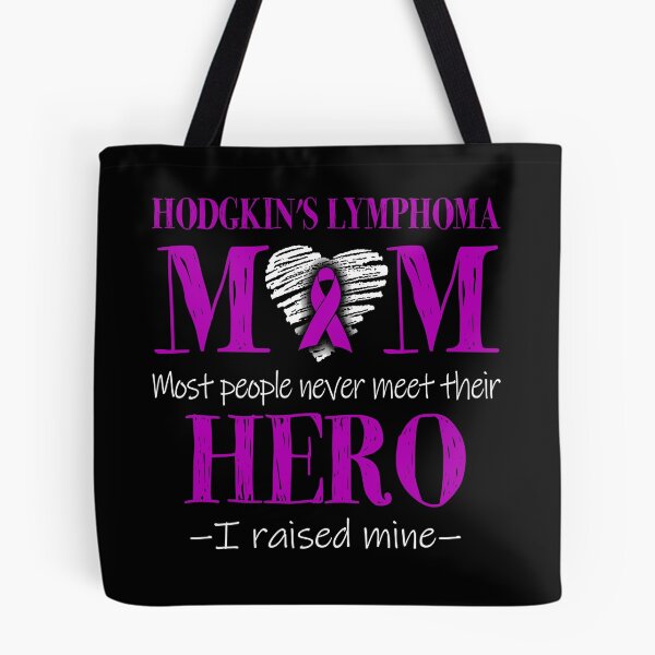 Item preview, Proud Hodgkin's Lymphoma Mom HERO I Raised Mine designed and sold by Mnrshirley.