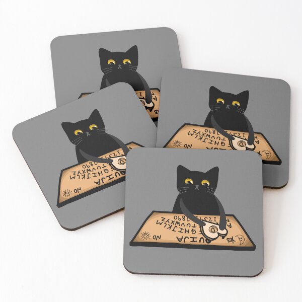 Item preview, Ouija Board Cat, No Ghosts designed and sold by KilkennyCat Art.