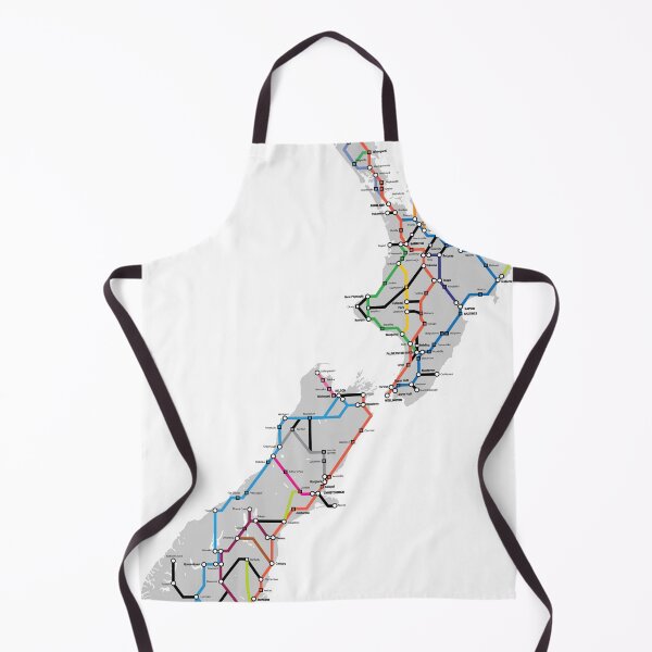 Item preview, New Zealand Subway Map designed and sold by emmacturner.
