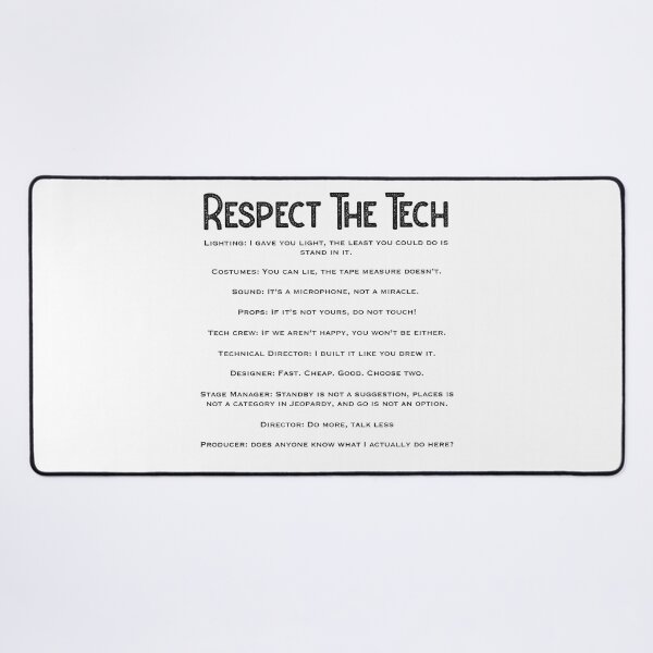 Item preview, Respect The Tech designed and sold by swilmer.
