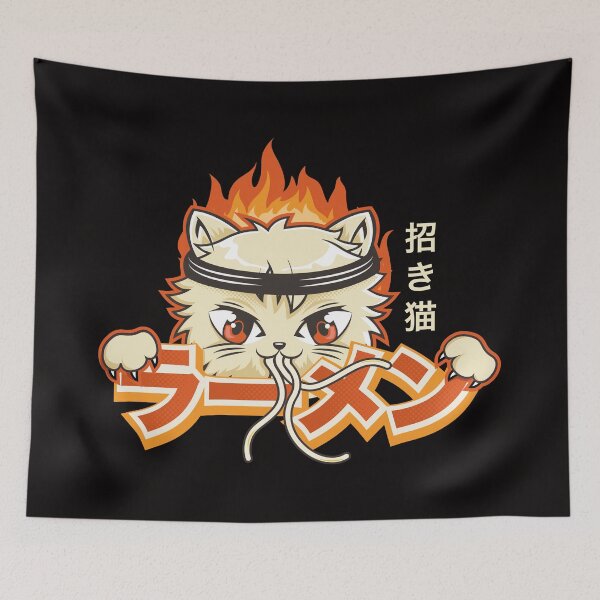 Item preview, Neko Ramen Ukiyo-e, Vintage Style Japenese designed and sold by retrippy.