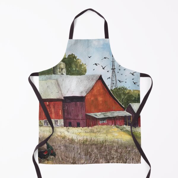 Item preview, Red Barn designed and sold by Joan Elizabeth Ortiz designs.
