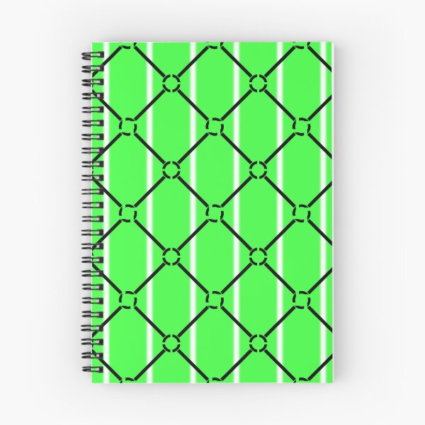Item preview, Mint Stripes with Geometric Mesh Overlay designed and sold by rgbguy.